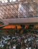 Paris, 1989: The Pyramid at the Louvre remains arguably the most spectacular venue ever to host an all-conference reception.