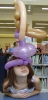 Annabel Ohlgren, 5, shows her balloon-designed ballerina constructed by Kenya the Klown during her visit to Newport News (Va.) Pubic Library System's main branch July 28.