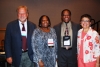 BCALA President Jos N. Holman (second from right) joins ALA conference attendees (from left) Executive Director Keith Michael Fiels, Executive Board member Em Claire Knowles, and 2009-10 President Camila Alire.