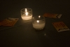 Candles glow at the AASL/ALSC/YALSA Joint Member Reception. 