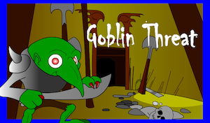 A screenshot of Mary Broussard's Goblin Threat game