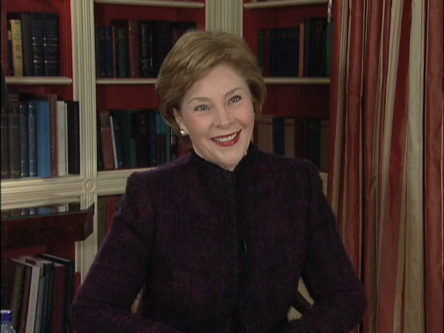 First Lady Laura Bush, from the March 19 interview