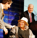 Toni Morrison (seated) accepts the 2011 National Book Festival Creative Achievement Award